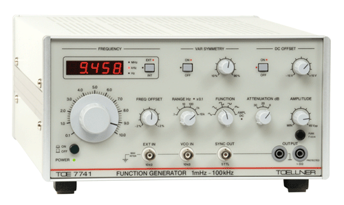 函数发生器 TOE 7741